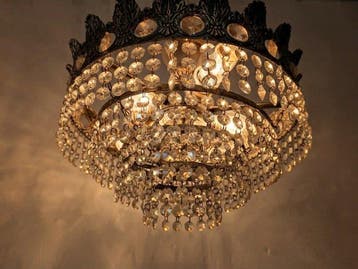 Lamp - Uitzonderlijke vintage kroonluchter in kroonstijl met