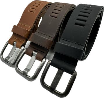Arieszzz 3-Pack Leren Riemen – Zwart, Cognac & Bruin, Kleding | Dames, Riemen en Ceinturen, Nieuw