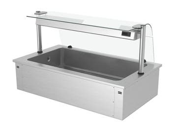 GGM Gastro | Inbouw ijsbak - 1460mm - 4x GN 1/1 - 160L - |, Verzenden, Nieuw in verpakking