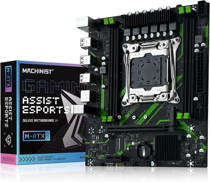 Machinist Esports Deluxe mATX Moederbord – Compatibel met, Computers en Software, Moederborden, Nieuw, Ophalen of Verzenden