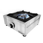 GGM Gastro | Gasfornuis tafelmodel - 5,5 kW - 1 pits | GHTC1, Verzenden, Nieuw, Inbouw