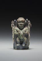 Oude Egypte, late periode Faience Pataikos-amulet Met, Verzamelen