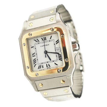 Cartier - Santos Galbée - 2961 - Unisex - 1980-1989, Sieraden, Tassen en Uiterlijk, Nieuw