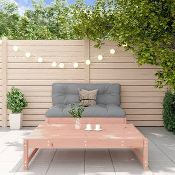 vidaXL 2-delige Loungeset massief douglashout, Verzenden, Nieuw, Loungeset