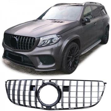 Grill Mercedes GLS X166 Facelift 15-19 Zwart/Chroom, Ophalen of Verzenden, Nieuw