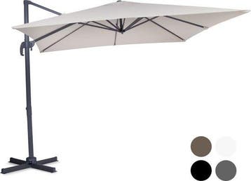 2dekans | VONROC Zweefparasol Pisogne – Kantelbaar & 360°, Ophalen of Verzenden, Zo goed als nieuw