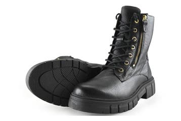 Feyn Veterboots in maat 39 Zwart, Feyn, Verzenden, Zwart, Overige typen