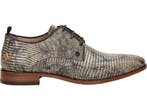 Rehab Greg - Nette schoenen - Snakeprint - Beige - Maat 41, Kleding | Heren, Overige Herenkleding, Verzenden, Nieuw