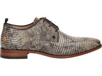Rehab Greg - Nette schoenen - Snakeprint - Beige - Maat 41, Kleding | Heren, Overige Herenkleding, Verzenden, Nieuw