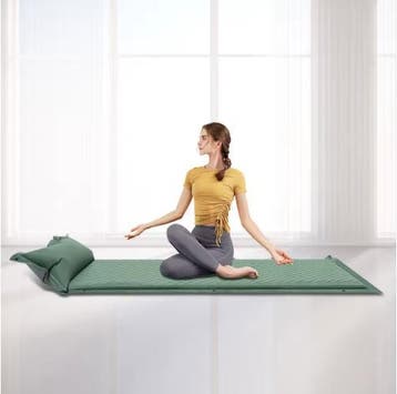 Zelfopblazende Mat met Tas | Yoga, Picknick, Binnen/Buiten, Verzenden, Nieuw
