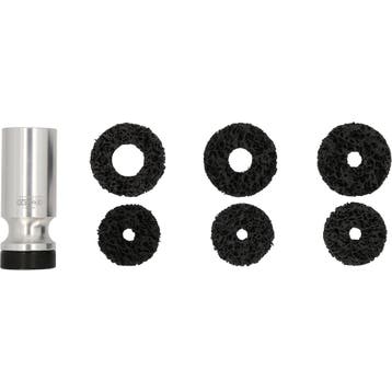 KS Tools Wieldraadeind-naafslijperset 50/60 mm 7-delig, Verzenden, Nieuw