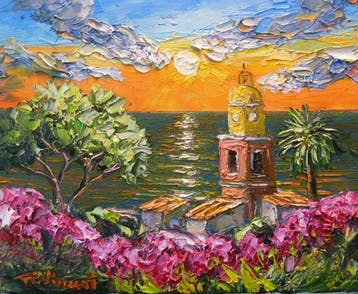 R. Vincent (1954) - Saint Tropez en Provence cote dAzur