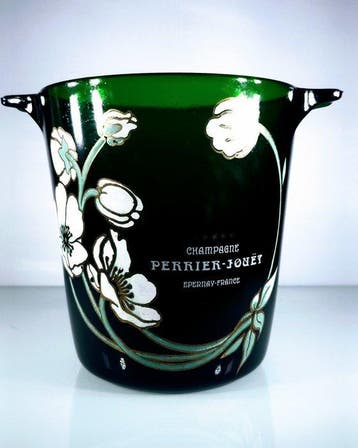 Perrier-Jouët - Emile Gallé - Champagne koeler - Glas