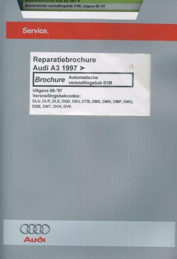 1997 Audi A3 Reparatiebrochure, Verzenden