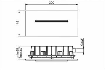 Mate Inbouw Cascade Wand M170, Ophalen of Verzenden, Nieuw