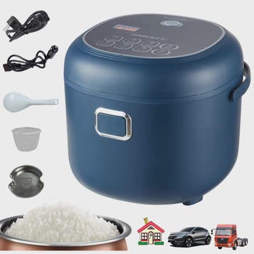 Draagbare Rijstkoker 2L - 12V/24V/220V - Auto, Camper & Thui, Verzenden, Nieuw in verpakking