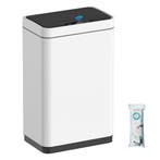 Slimme Afvalbak | RVS Wit | 30% Korting, Met pedaal, Nieuw, 40 liter of meer, Ophalen of Verzenden