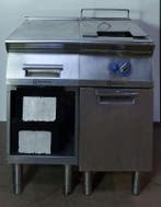 Occasion friteuse + neutrale unit, Ophalen, Gebruikt