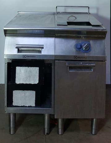 Occasion friteuse + neutrale unit, Ophalen, Gebruikt, Overige typen