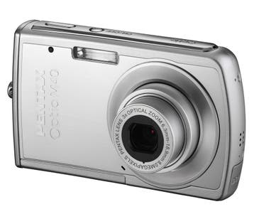 Pentax Optio M40 Digitale Compact Camera - Zilver, Verzenden, Zo goed als nieuw