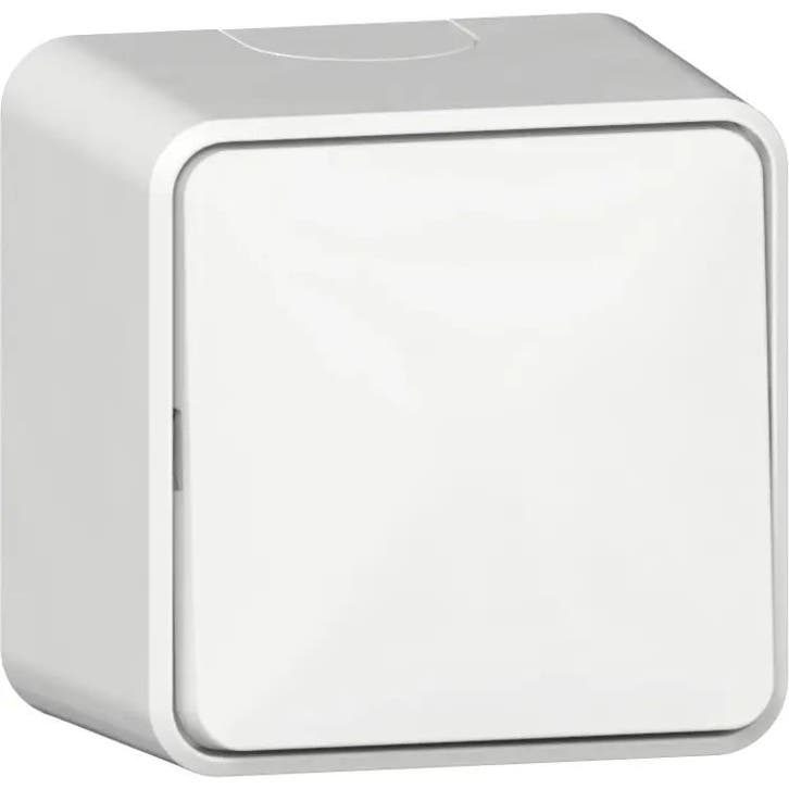 Gira wipschakelaar uit-wis opbouw wit - 310614, Doe-het-zelf en Verbouw, Elektra en Kabels, Nieuw, Ophalen of Verzenden