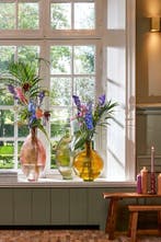 2dekans | Mica Decorations Firenza Fles Vaas - H42 x Ø34 cm, Ophalen of Verzenden, Zo goed als nieuw