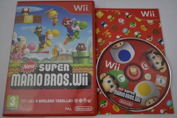 New Super Mario Bros Wii (Wii HOL), 1 speler, Verzenden, Zo goed als nieuw