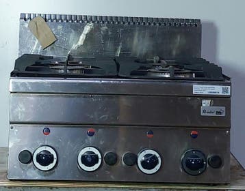 Occasion Roeder 4-vlams gaskooktafel, Ophalen, Gebruikt, Overige typen