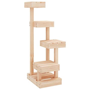 Krabpaal hout 103cm hoog | Tweedekansje | OP=OP, Dieren en Toebehoren, Ophalen of Verzenden, Gebruikt, Krabpaal