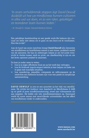 Heartful leven mindful werken 9789401420365 David Dewulf, Verzenden, Zo goed als nieuw, David Dewulf