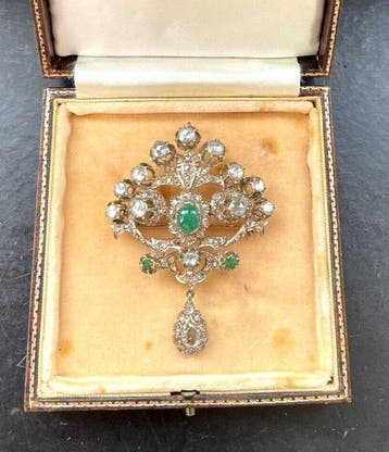 Hanger - 12 kt. Roségoud - 6.63ct. tw. Diamant (Natuurlijk)