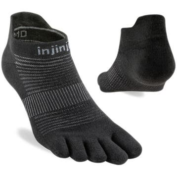 Injinji Run Lightweight No-Show Coolmax  Zwart/Grijs - 37-40, Verzenden, Nieuw, Kleding