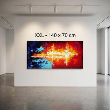 Monika Spiewak - Abstract - Oil Painting Stretched On The