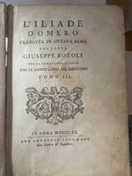 Omero / Giuseppe Bozoli - LIliade dOmero tradotta in, Antiek en Kunst, Antiek | Boeken en Bijbels