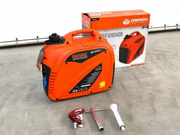 Veiling - Daewoo inverter generator benzine 2200W GDA2500IS, Nieuw
