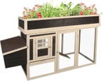 Kippenhok Flora Country – Houten Kippenhok met Ren voor 2., Dieren en Toebehoren, Pluimvee | Toebehoren, Verzenden, Nieuw, Kippenhok of Kippenren