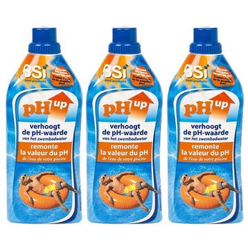 pH verhoger | BSI | 3 liter (Vloeibaar, pH+), Tuin en Terras, Zwembad-toebehoren, Verzenden, Nieuw