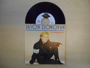 vinyl single 7 inch - Jason Donovan - Im Doing Fine, Verzenden, Zo goed als nieuw, 7 inch, Pop