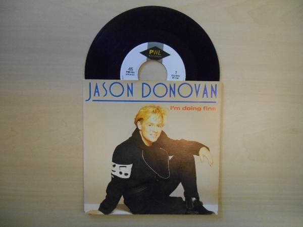 vinyl single 7 inch - Jason Donovan - Im Doing Fine, Cd's en Dvd's, Vinyl Singles, Zo goed als nieuw, 7 inch, Pop, Verzenden