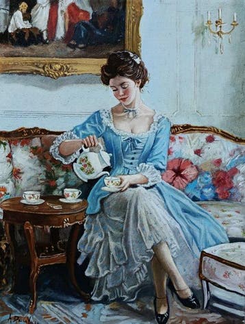 A. Della Valle (XX), da Carl Vilhelm - Lora del tè