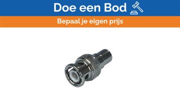 Bieden: BNC-202 Bnc plug naar tulp kontra, Ophalen of Verzenden, Nieuw, Communicatie