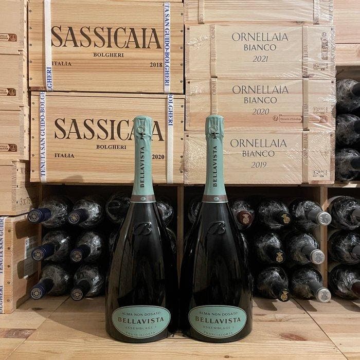 Bellavista, Alma Non Dosato Assemblage 2 - Franciacorta -, Verzamelen, Wijnen