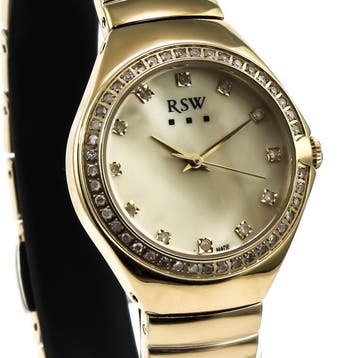 RSW - Swiss Made Diamond Watch - RSWL153-GG-DD-7 - Zonder, Nieuw