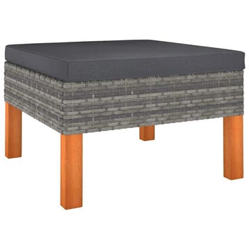 Tuin voetenbank 60x60cm | Laatste Stuk! | Retourdeal, 2 zitplaatsen, Hocker, Ophalen of Verzenden, Zo goed als nieuw