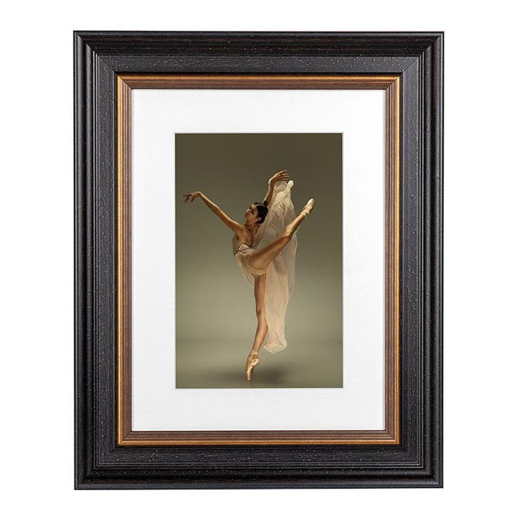 Fotolijst Mozart Zwart/Goud 50x70 cm, Huis en Inrichting, Woonaccessoires | Lijsten