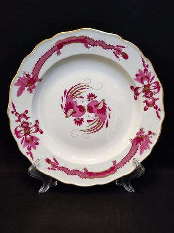 Meissen - Bord - Ø 25,5 cm Großer Teller Purpur Reicher
