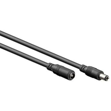 DC verlengkabel | Goobay | 3 meter | 5.5 x 2.5 mm, Computers en Software, Verzenden, Nieuw