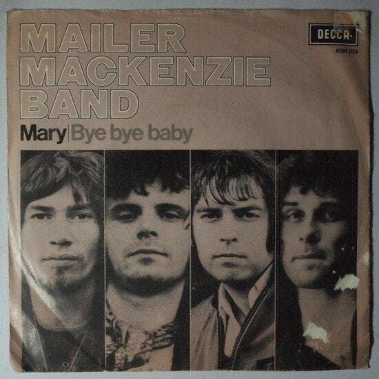 Mailer Mackenzie Band - Mary - Single, Cd's en Dvd's, Vinyl Singles, Verzenden