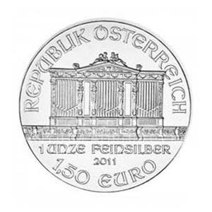 Wiener Philharmoniker 1 oz 2011, Postzegels en Munten, Verzenden, Oostenrijk, Losse munt, Zilver