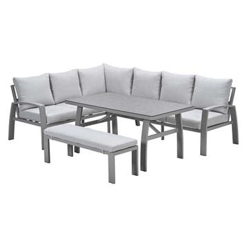 Garden Impressions Cameron lounge dining set 4-delig links -, Verzenden, Nieuw